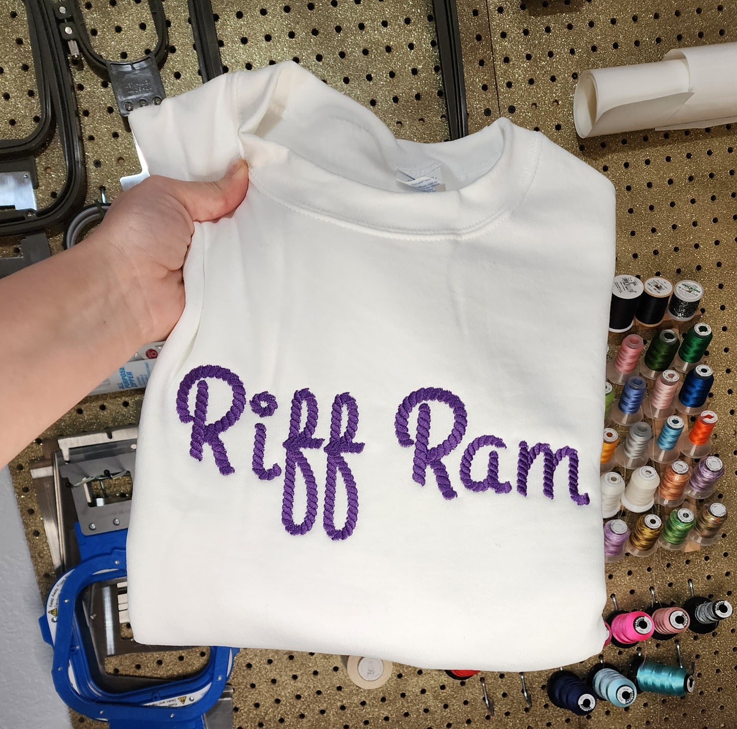 Rope It In Sweatshirt | Embroidered | Custom