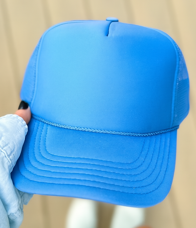 Sideline Sparkle Glittery Embroidered Trucker Hat- Customize