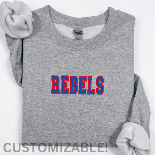 Game Day Pop Sweatshirt | Customizable 3D Puff