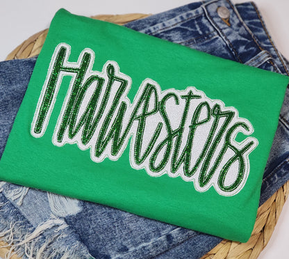 The GOAT Glittery Mascot Team Spirit Crew | Embroidered