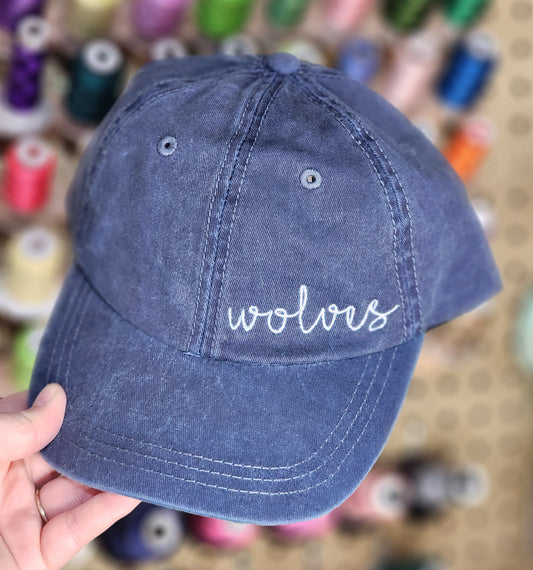 Classic Script Cap | Embroidered