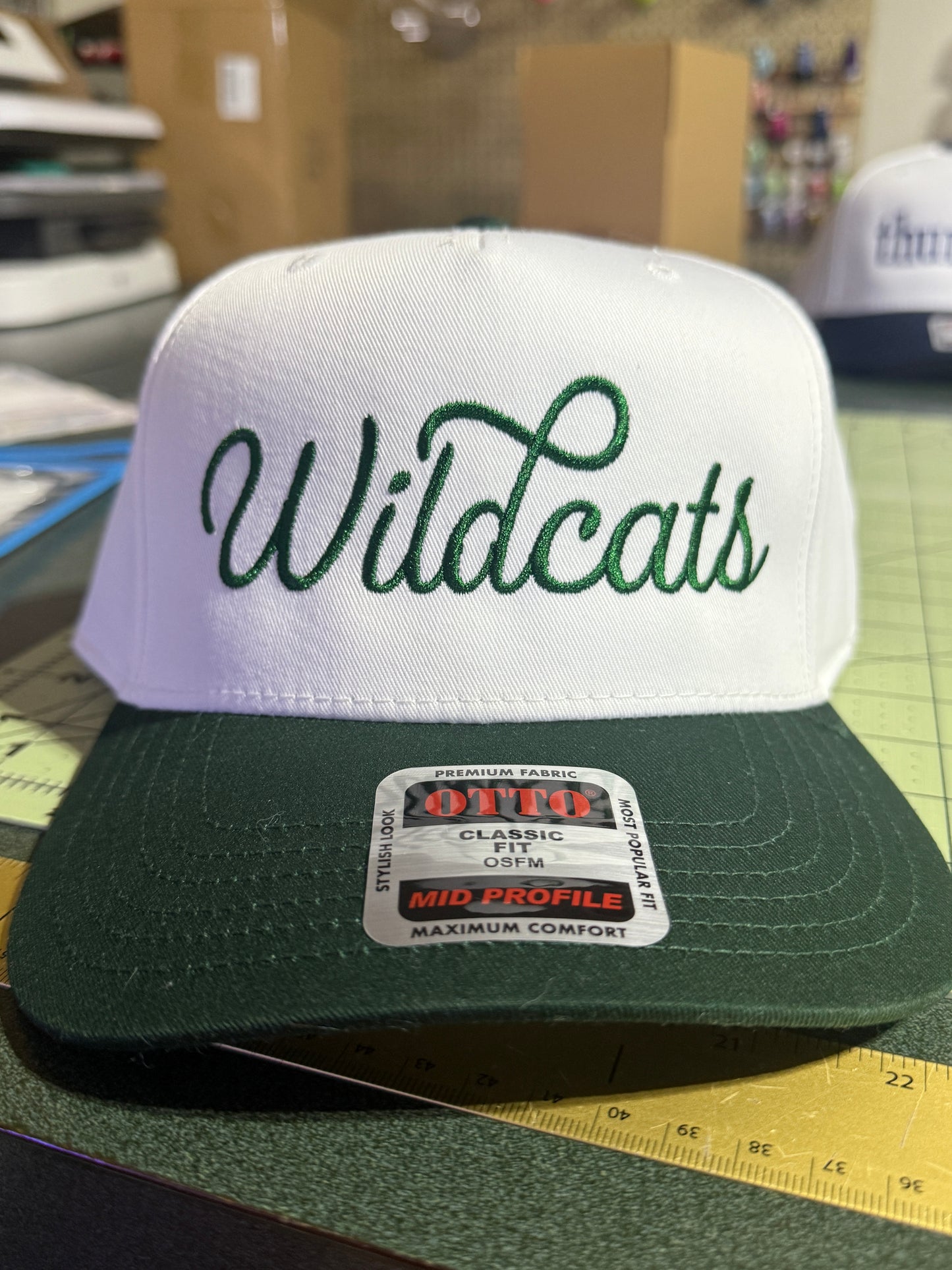 Strategist Custom Script Font Hat | Embroidered