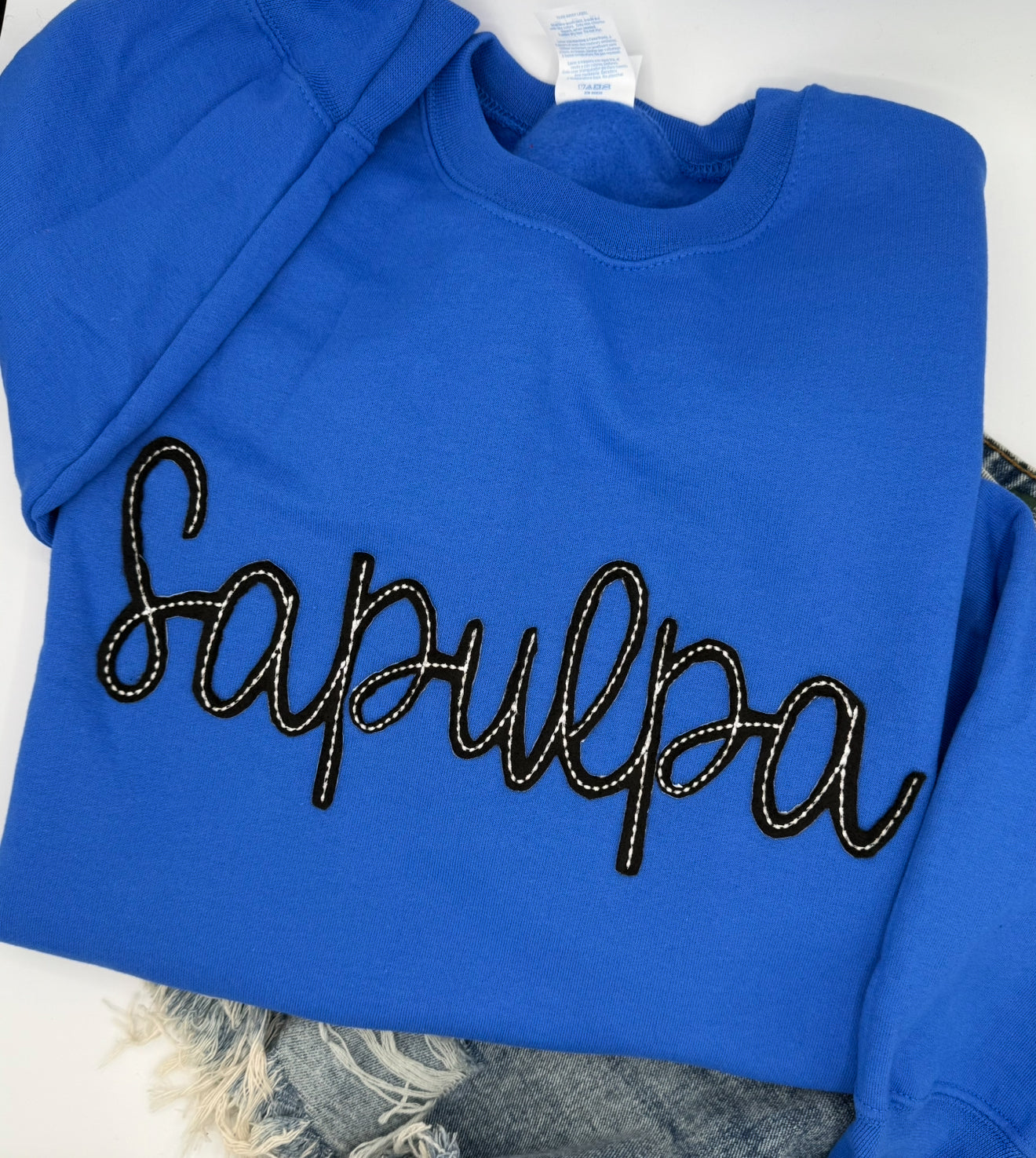 It's a Draw Sweatshirt | Felt Applique Embroidered | Customize
