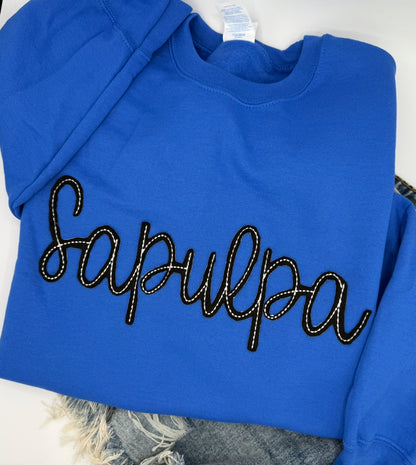 It's a Draw Sweatshirt | Felt Applique Embroidered | Customize