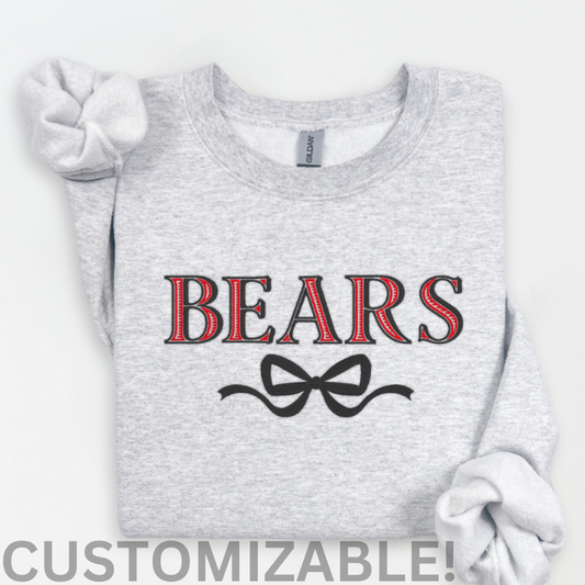 Tied With a Bow Tee | Embroidered | Custom