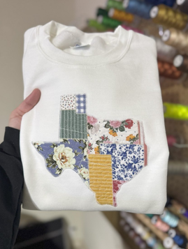Quilted Patchwork ANY STATE Short Sleeve Tee