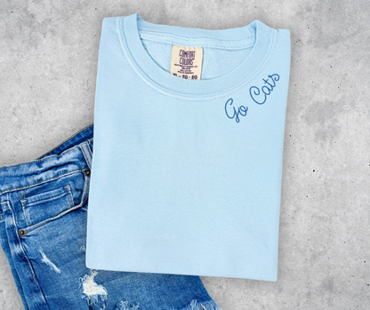 Chainstitch Collar Tee | Embroidered | Customize