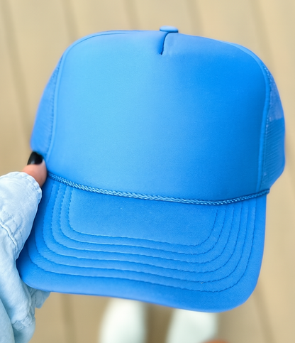 Sideline Sparkle Glittery Embroidered Trucker Hat- Customize