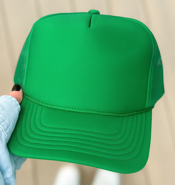 Sideline Sparkle Glittery Embroidered Trucker Hat- Customize