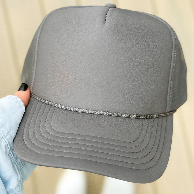 Sideline Sparkle Glittery Embroidered Trucker Hat- Customize