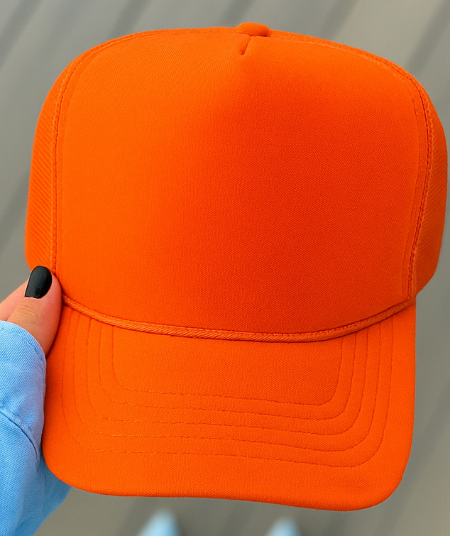 Sideline Sparkle Glittery Embroidered Trucker Hat- Customize