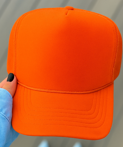 Sideline Sparkle Glittery Embroidered Trucker Hat- Customize