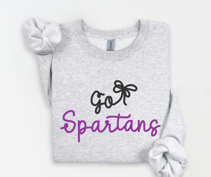 Preppy Go Team Sweatshirt | Embroidered