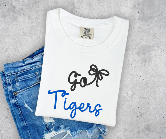 Preppy Go Team Tee | Embroidered | Custom