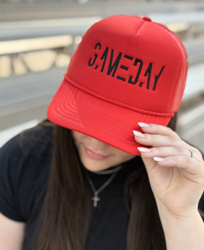 Gameday Stencil Embroidered Trucker Cap